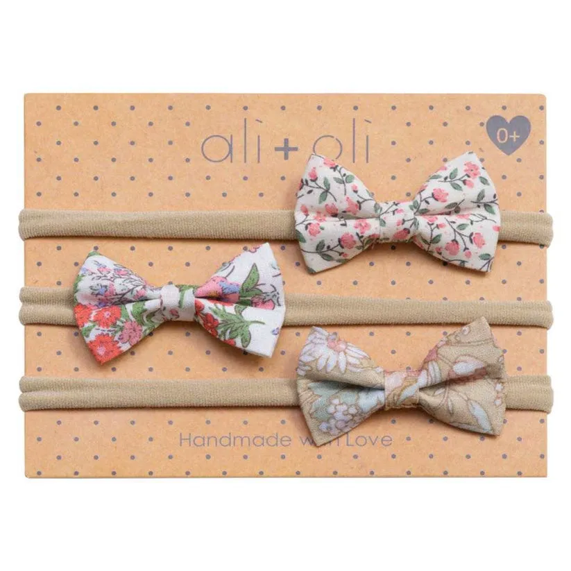 Baby Headband Bow Set - 3 Pc.