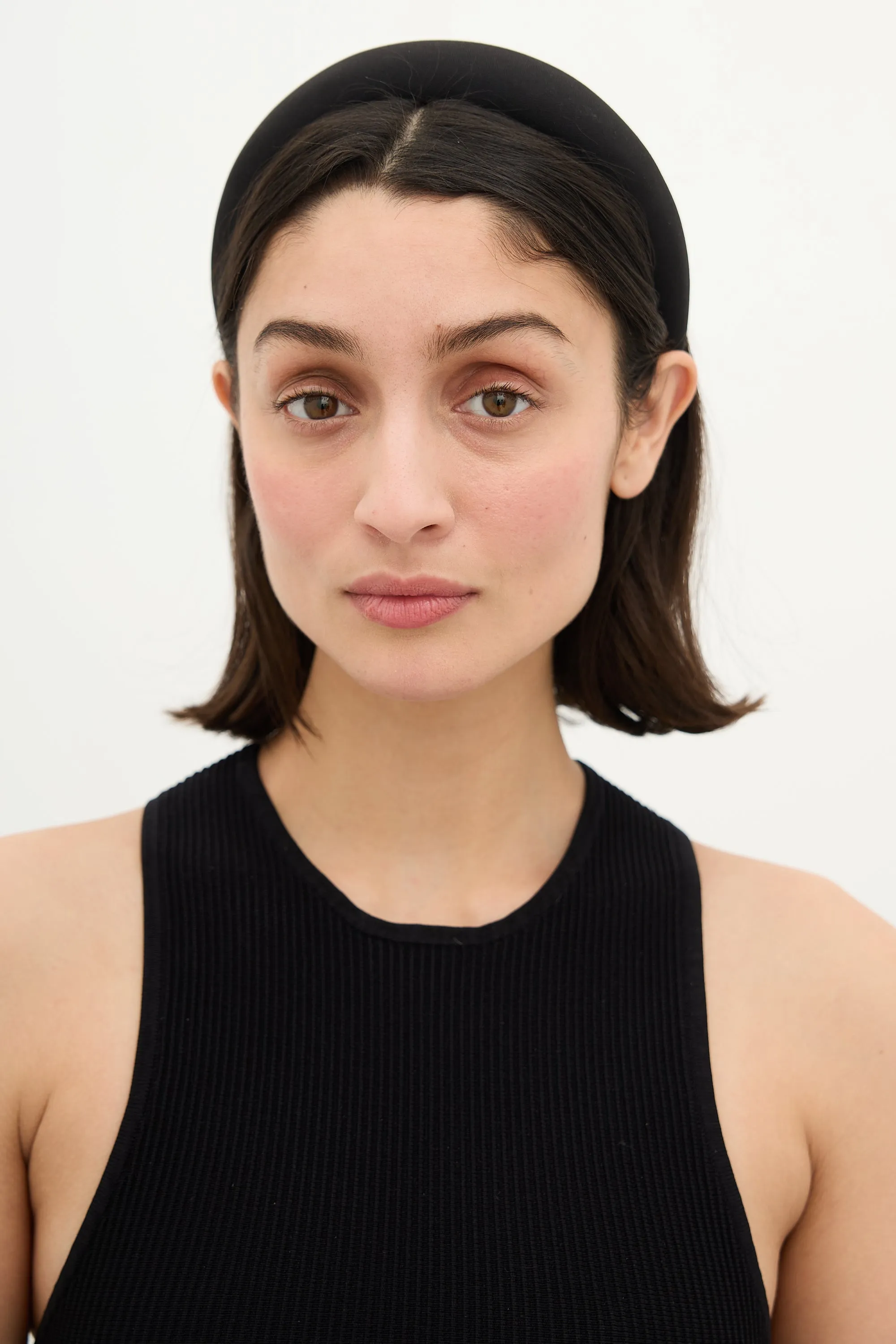 Black Classic Puffy Headband