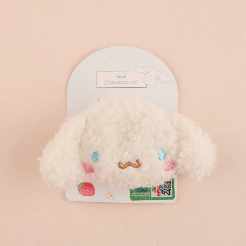 Cinnamoroll Lambs Wool Brooch Hair Clip