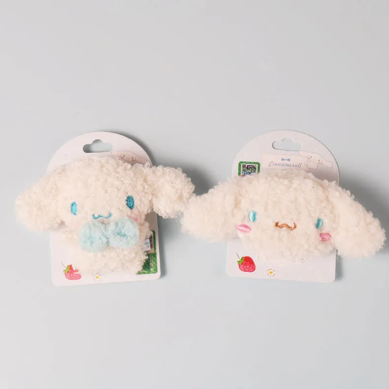 Cinnamoroll Lambs Wool Brooch Hair Clip