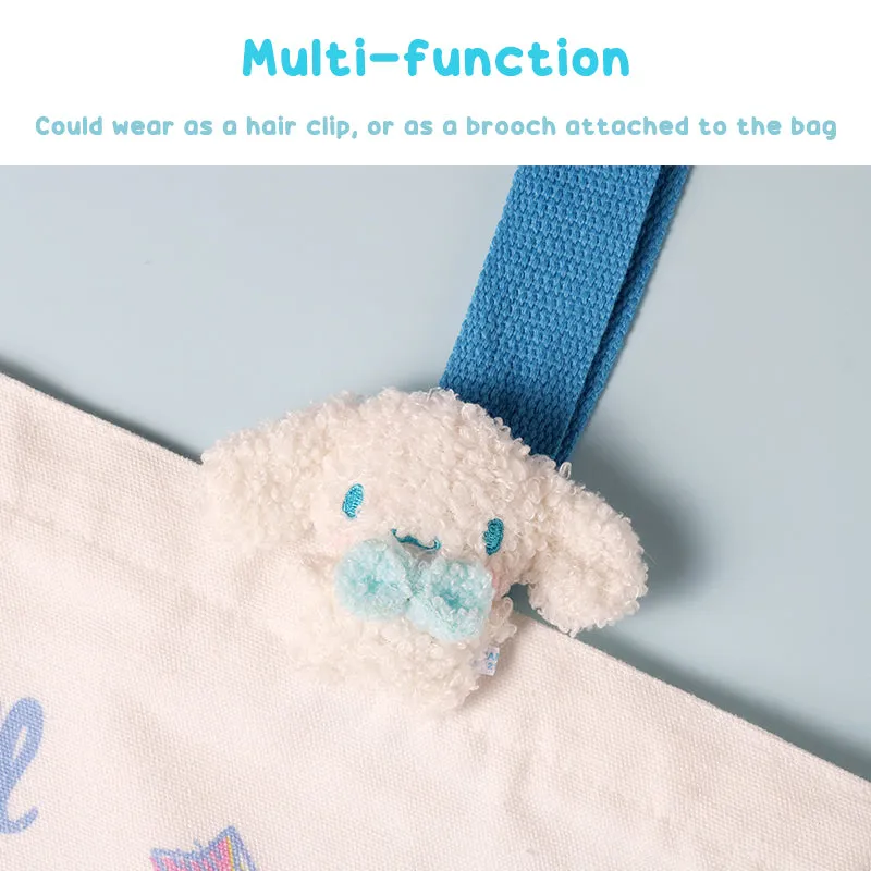 Cinnamoroll Lambs Wool Brooch Hair Clip