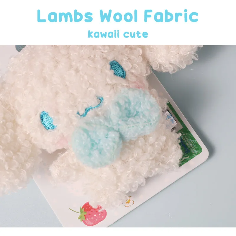 Cinnamoroll Lambs Wool Brooch Hair Clip