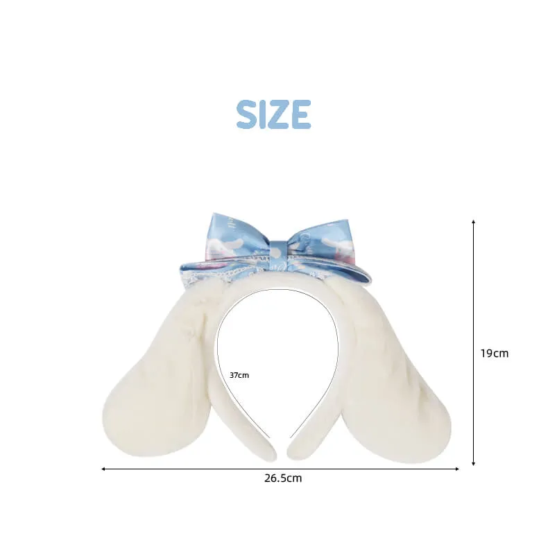 Cinnamoroll / My Melody Bowknot Fluffy Ears Headband