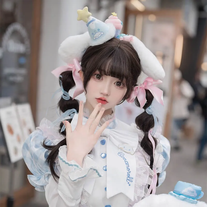 Cinnamoroll Party Hat Hair Clip And Headband