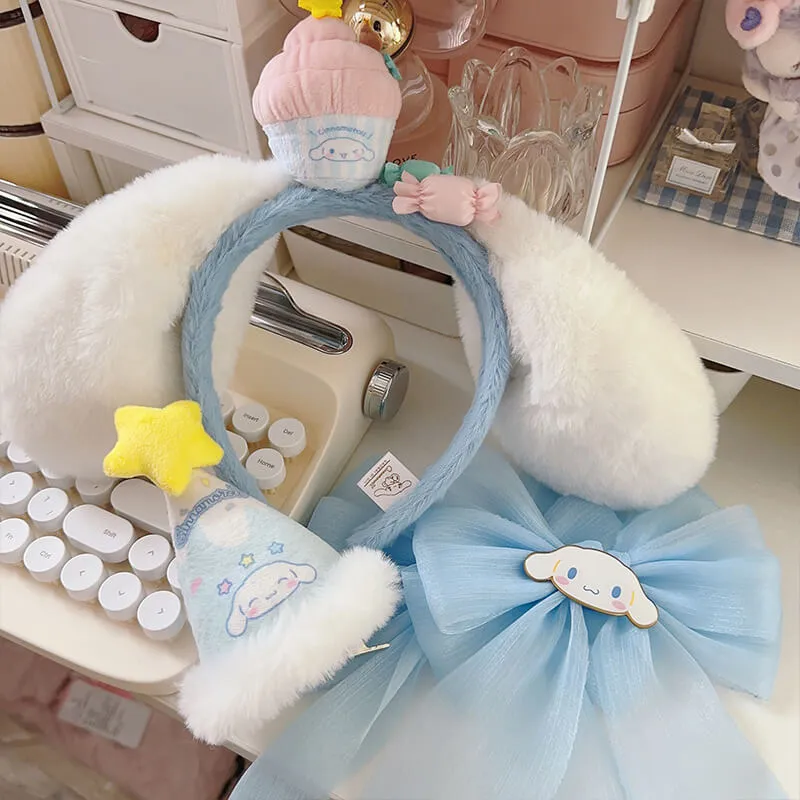 Cinnamoroll Party Hat Hair Clip And Headband