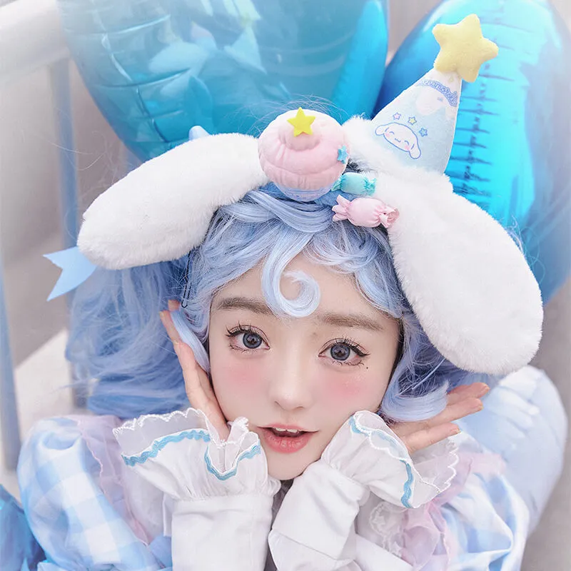 Cinnamoroll Party Hat Hair Clip And Headband