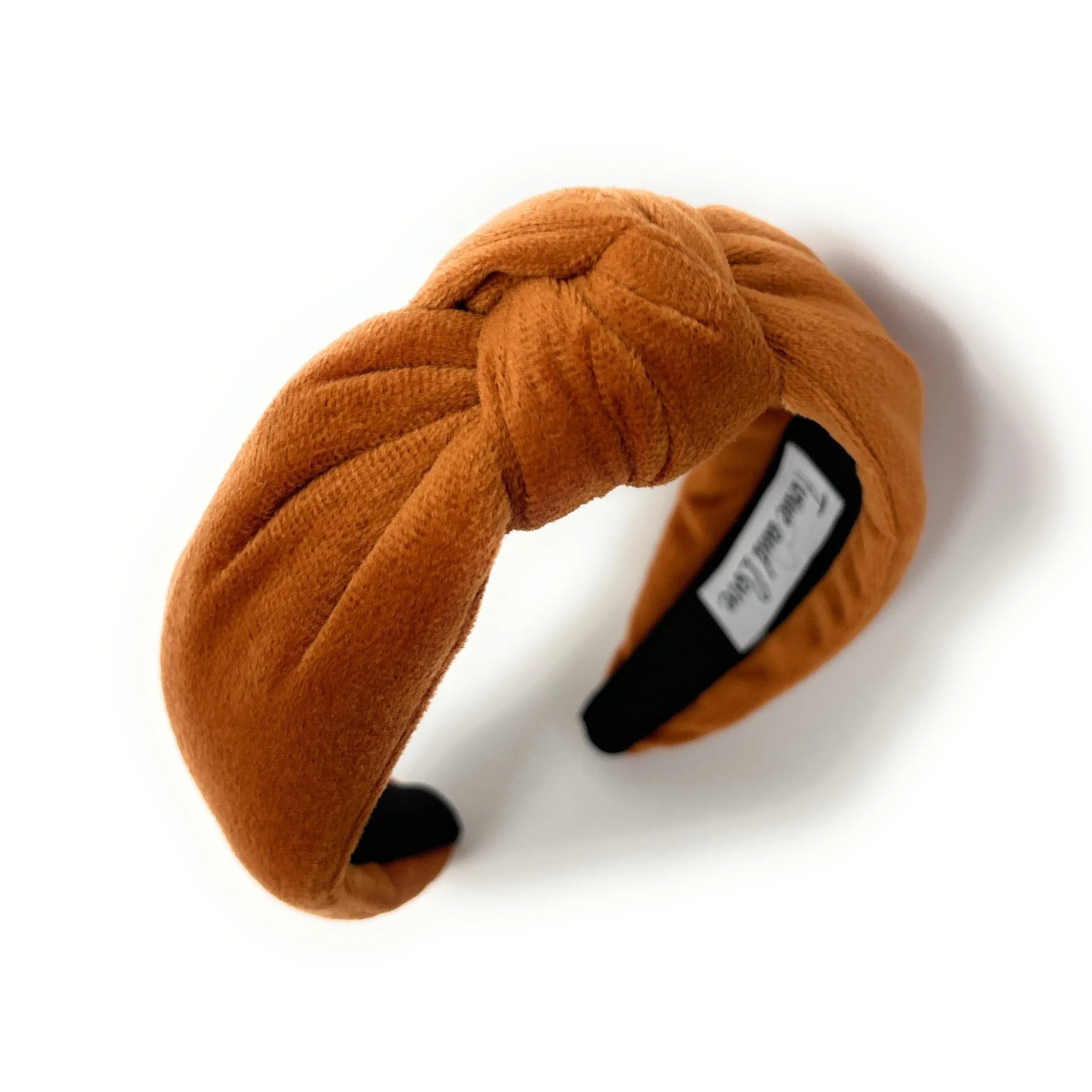 Copper Velvet Knot Headband
