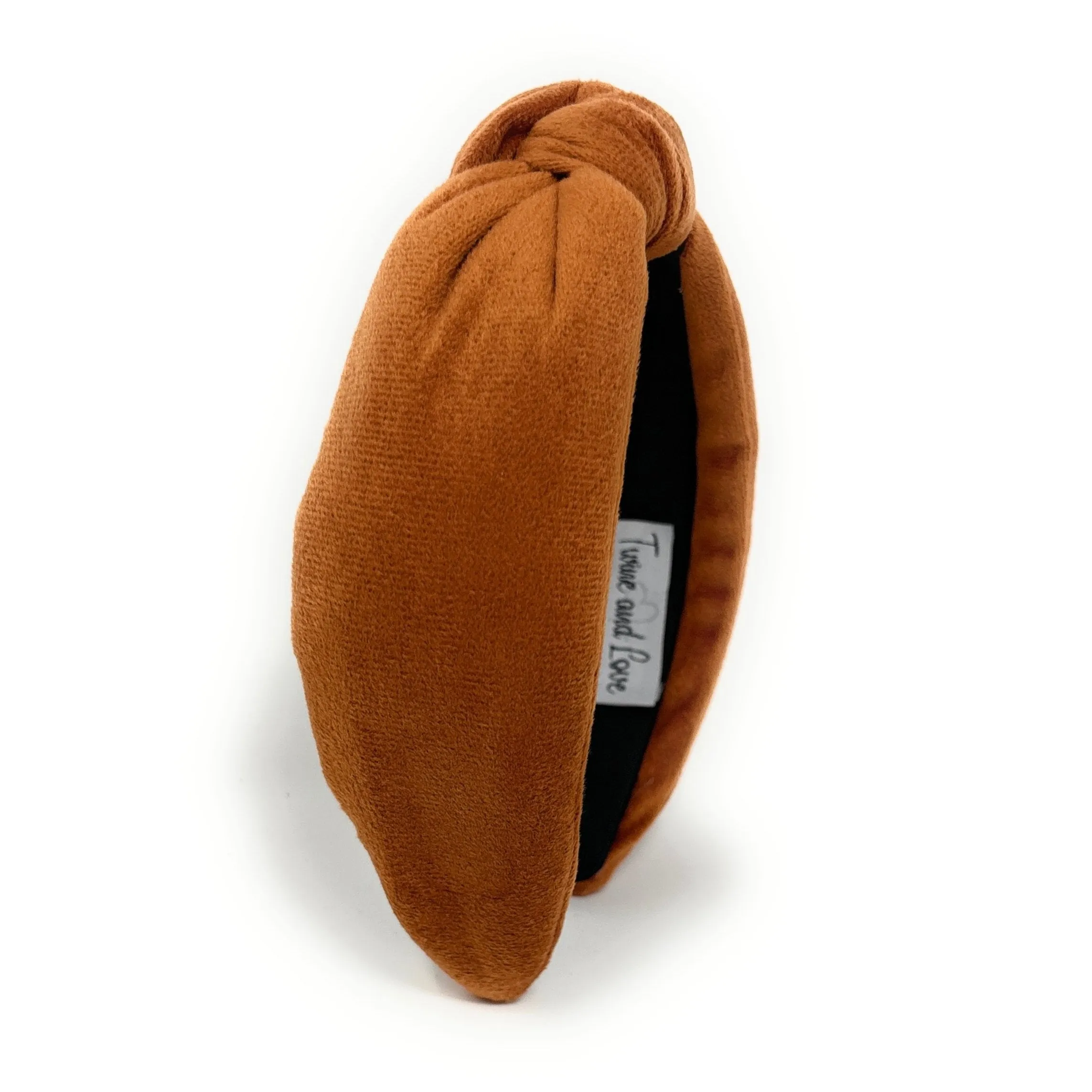 Copper Velvet Knot Headband