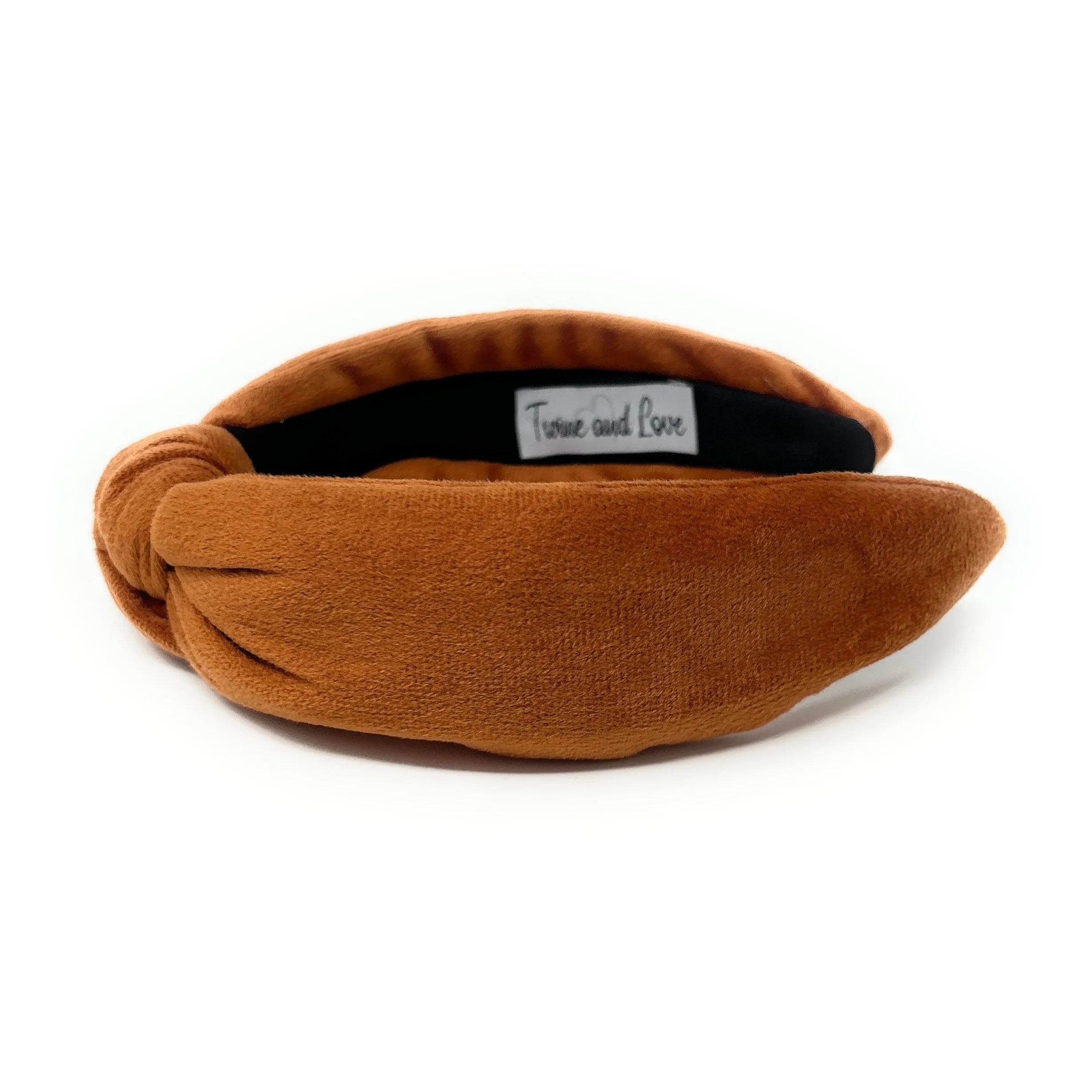 Copper Velvet Knot Headband