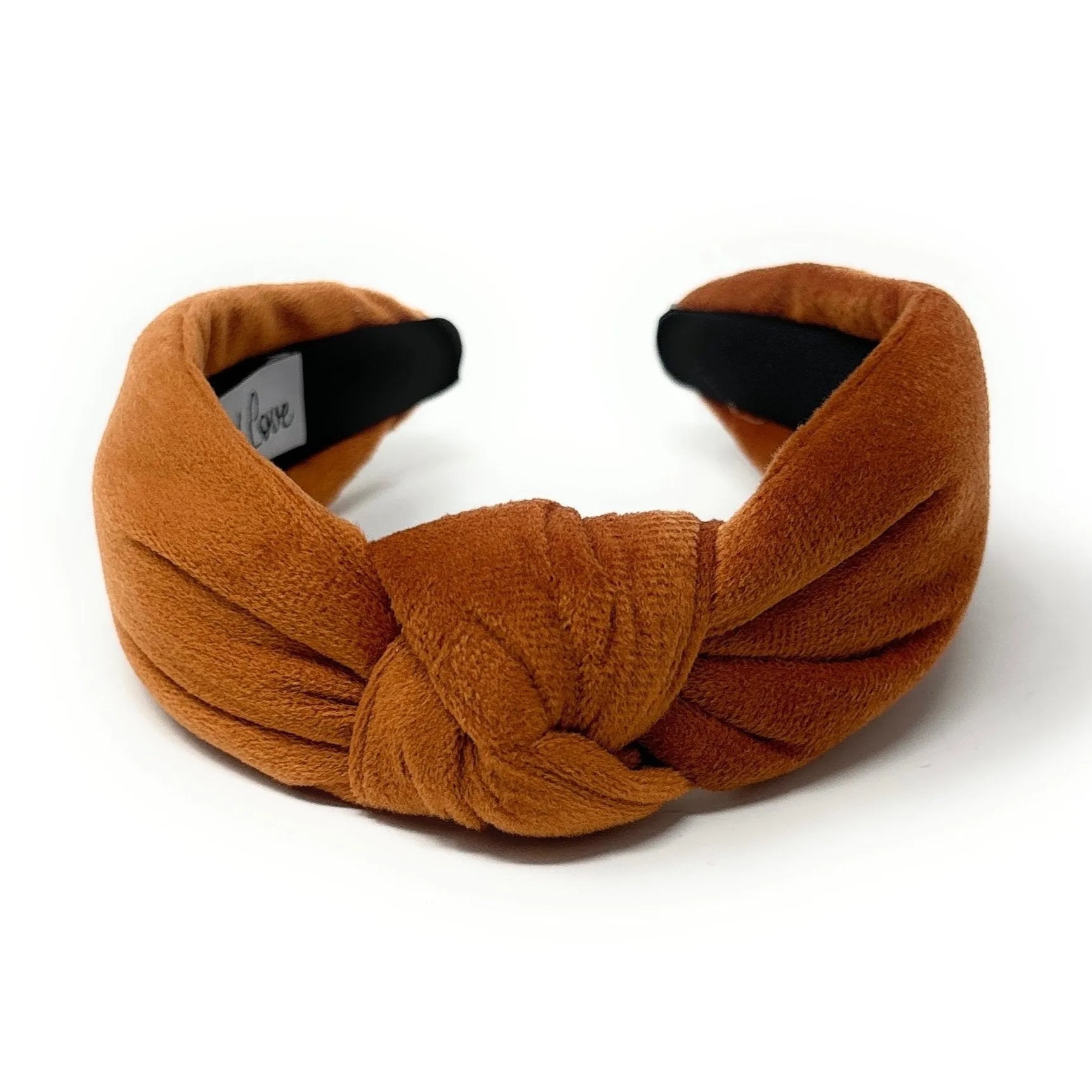 Copper Velvet Knot Headband