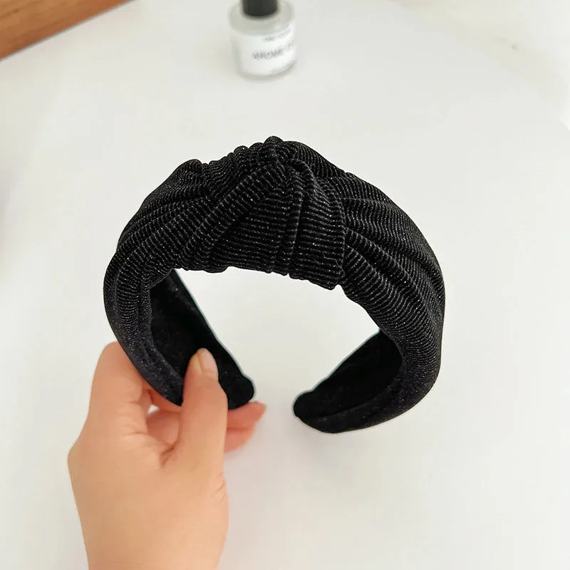 Corduroy Wide Knot Headband