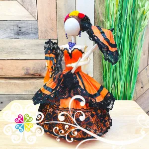Frida Corn Husk Doll - Frida de Hoja de Maiz