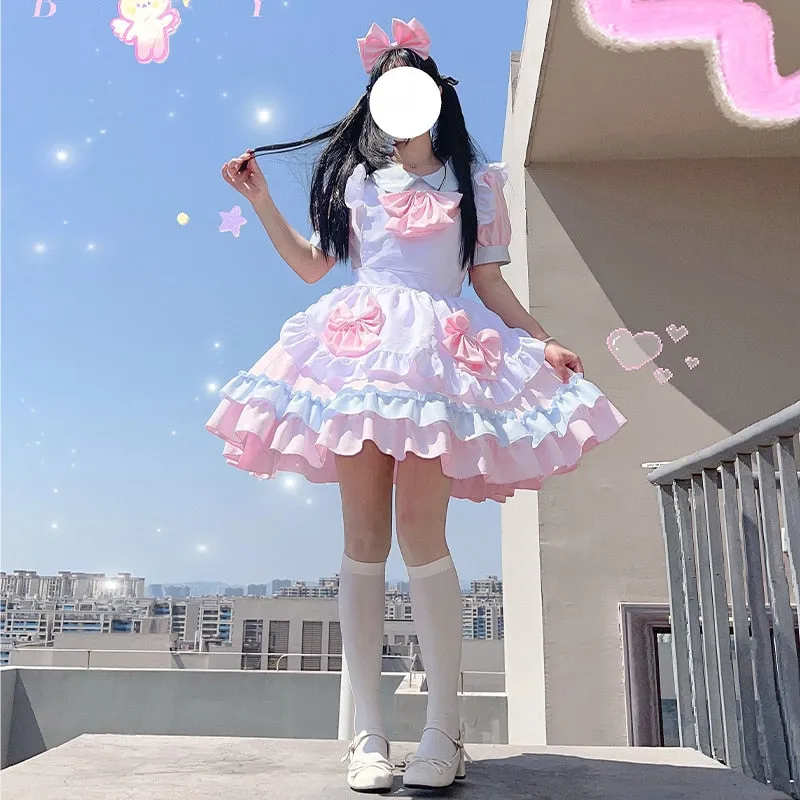 Kawaii Lolita Girl Soft Maid Dress