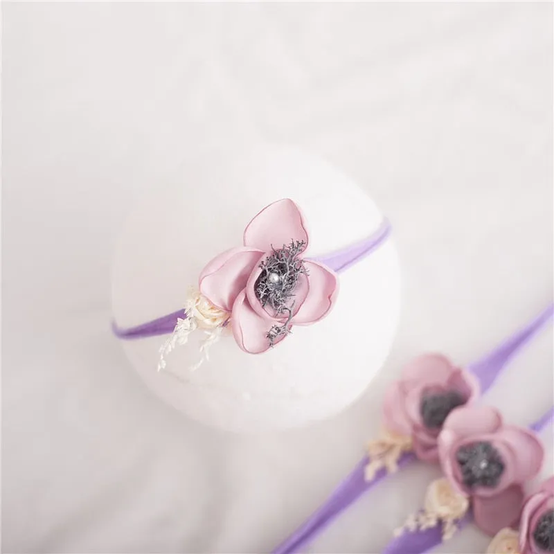 Kids Toddler Newborn Baby Girl Headband Hair Accessories Flower Photography Props