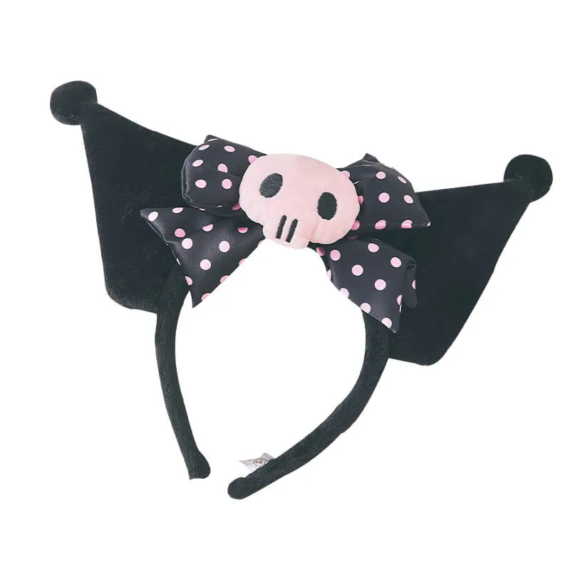 Kuromi Ears KC With Polka Dots Bowknot