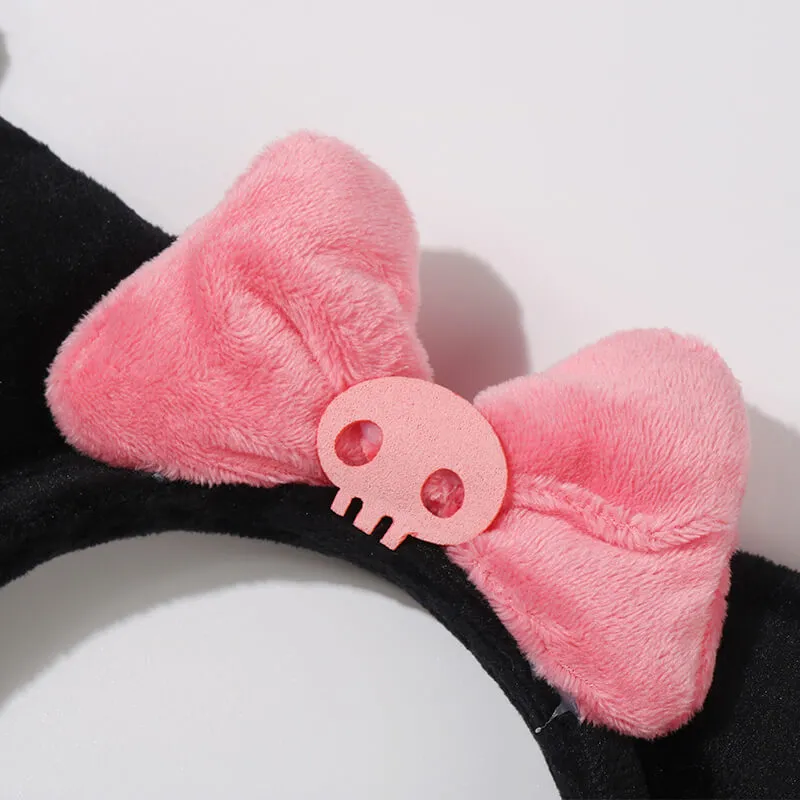 Little Devil Bow Decor Kuromi Headband