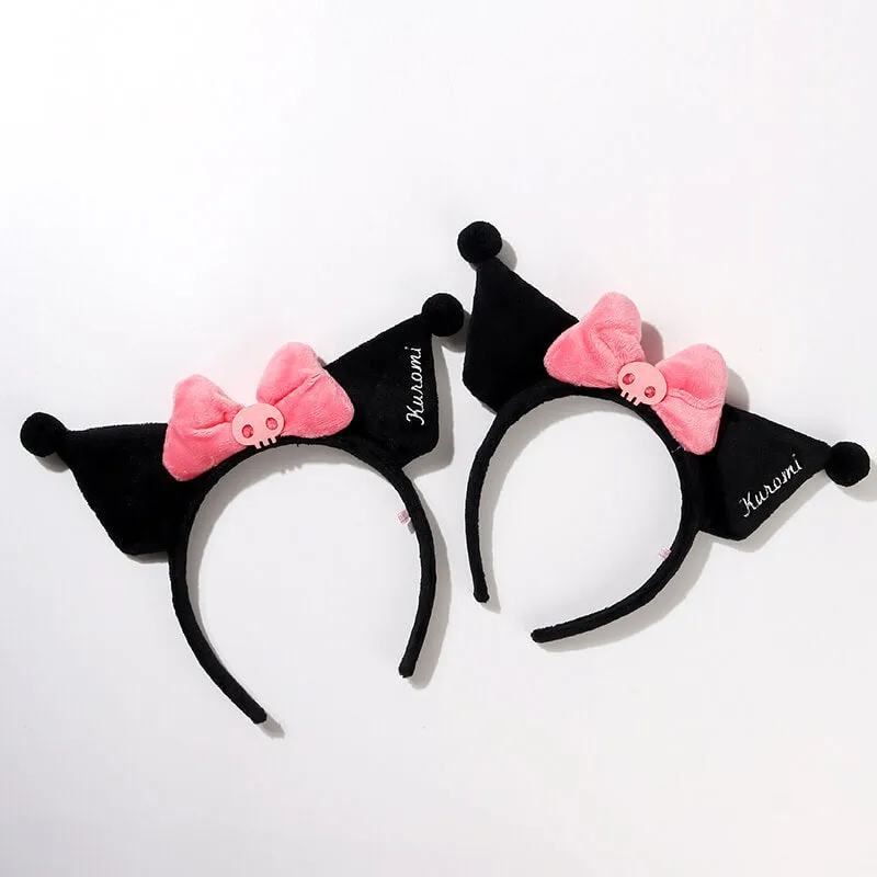 Little Devil Bow Decor Kuromi Headband