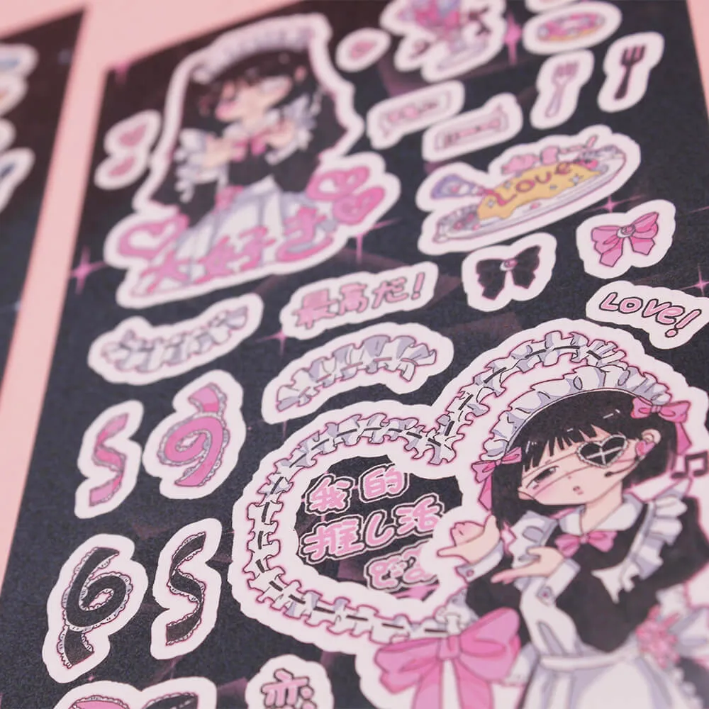 Maid Love Sticker