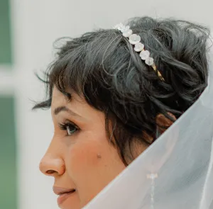 Mother of Pearl dainty headband BRIANNE- 24025
