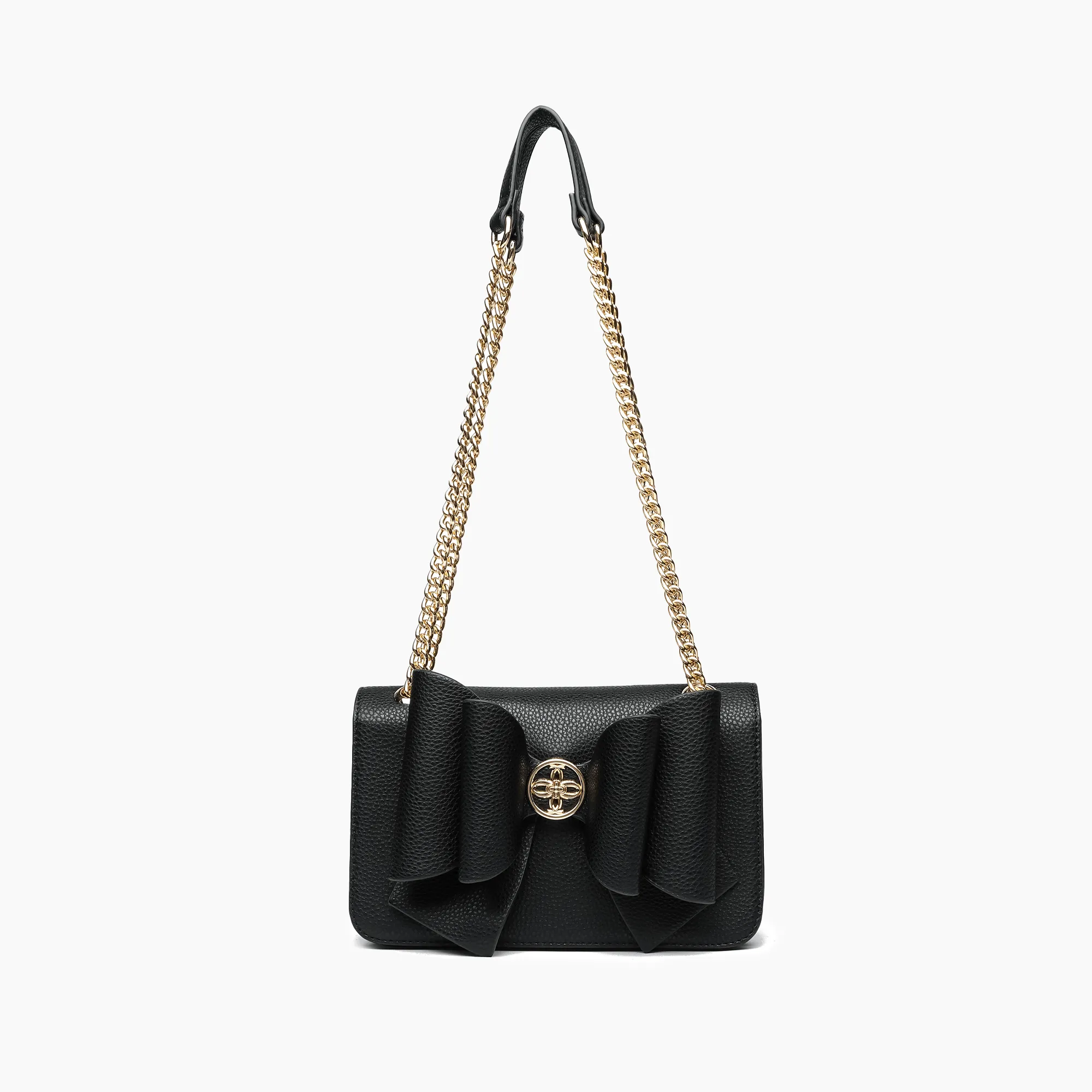 Petal Bow Dual Vegan Crossbody Bag