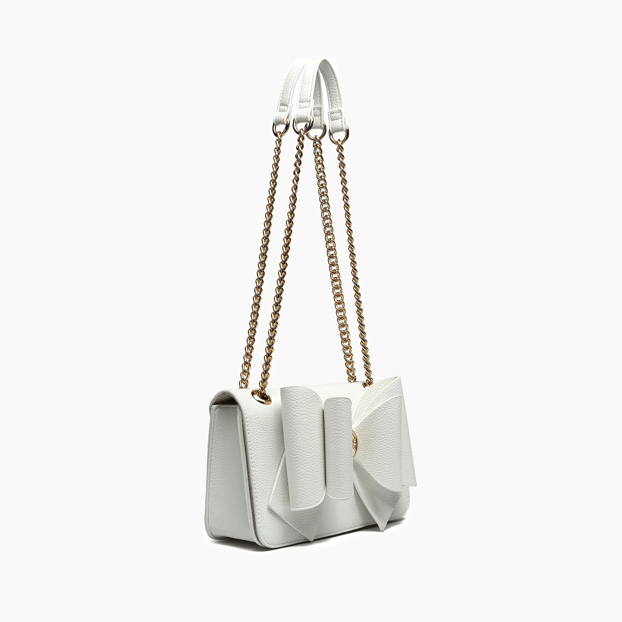 Petal Bow Dual Vegan Crossbody Bag