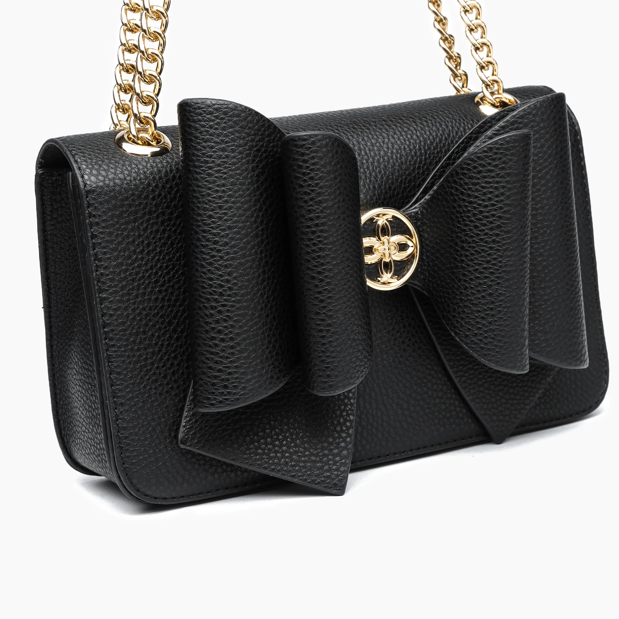 Petal Bow Dual Vegan Crossbody Bag