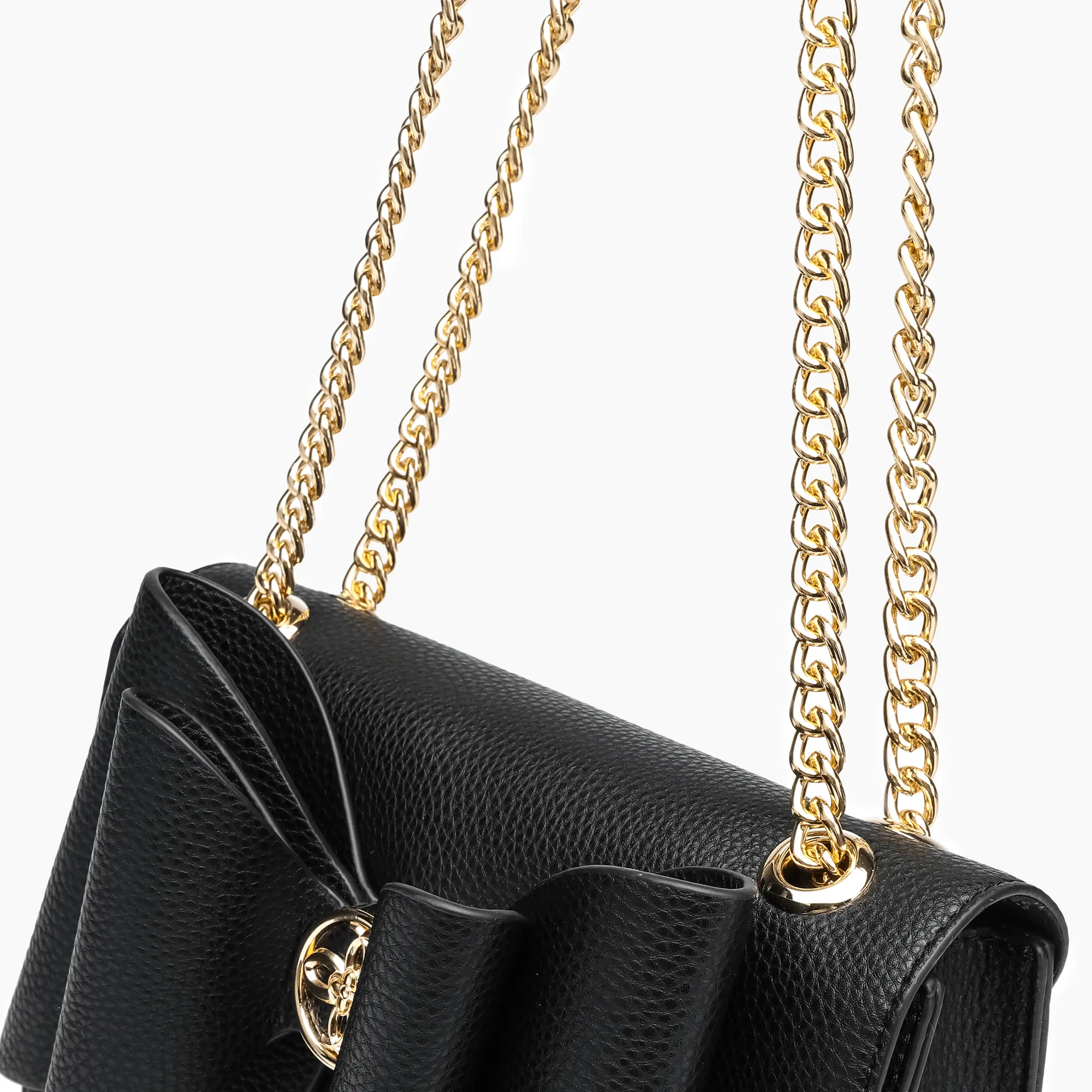 Petal Bow Dual Vegan Crossbody Bag
