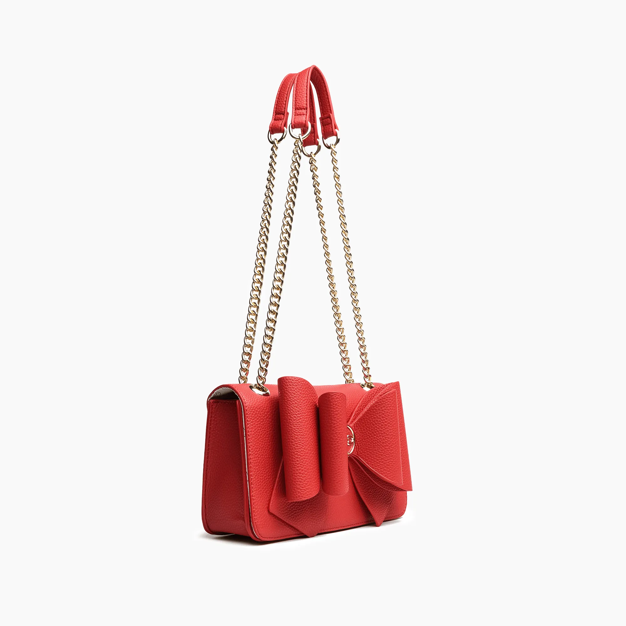 Petal Bow Dual Vegan Crossbody Bag