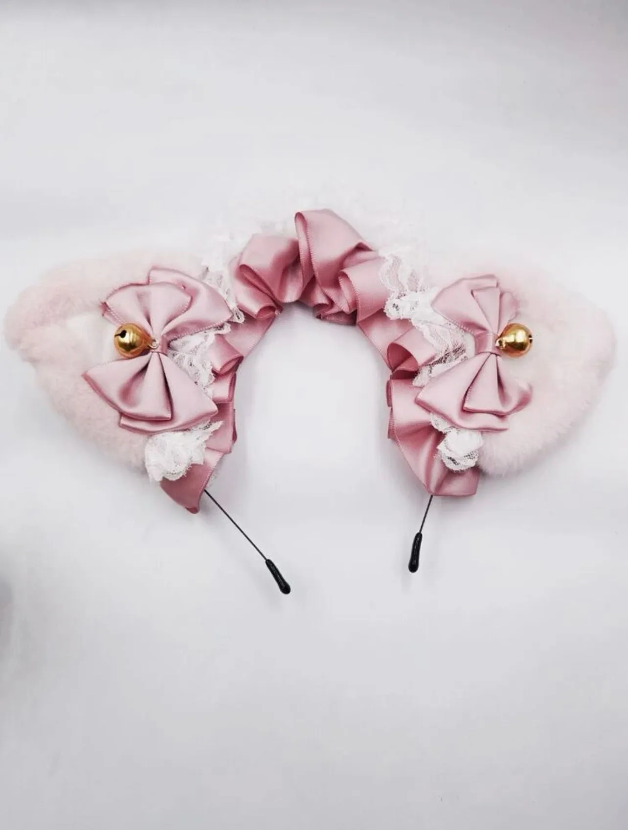 Pink Cat Maid Ears Headband