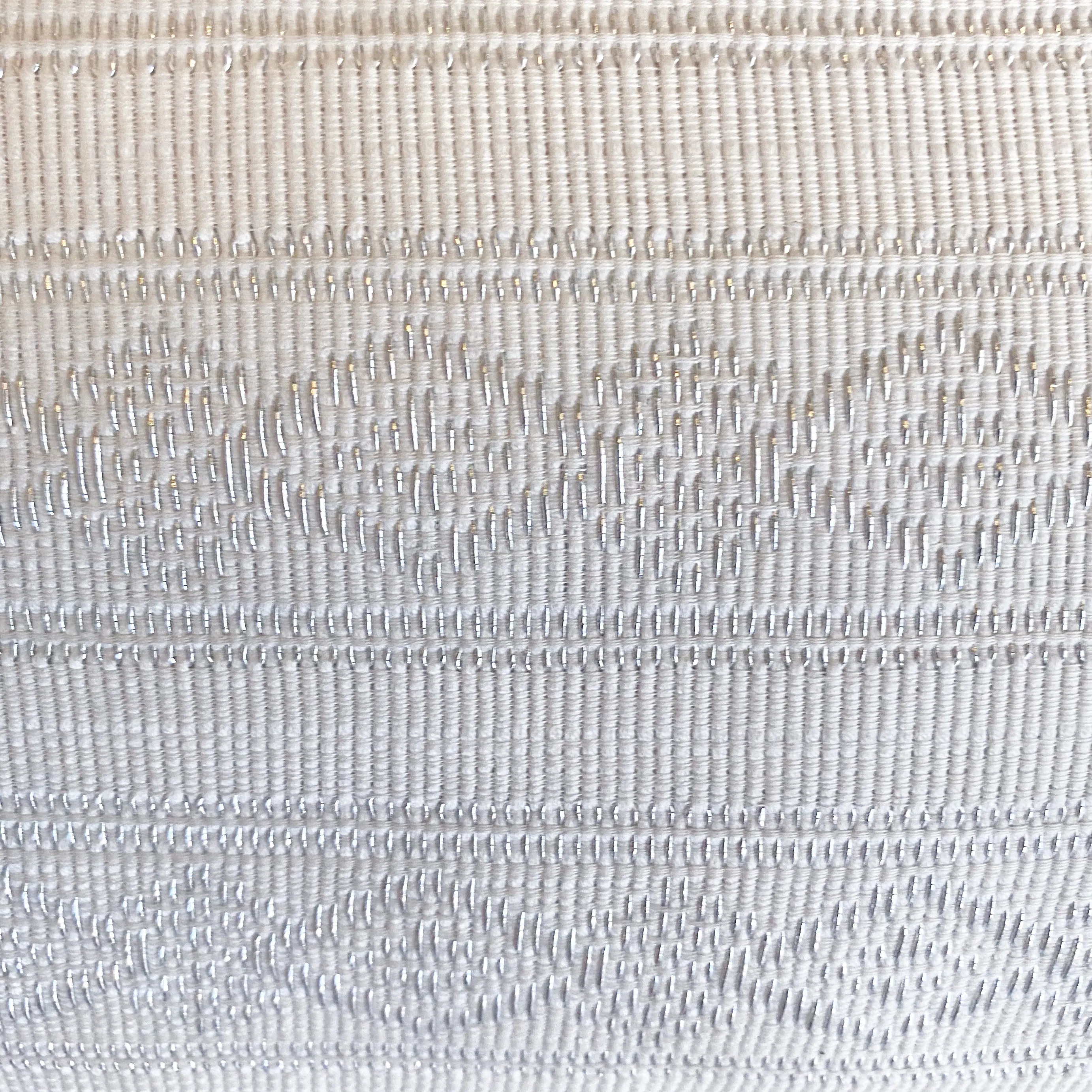 Songket Cushion Cover - White and Silver