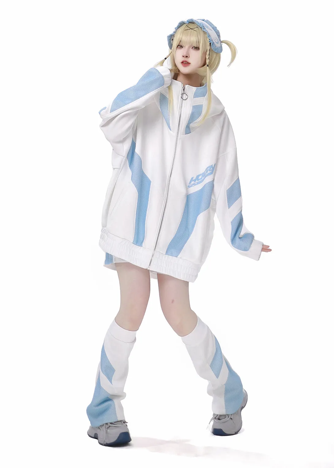Virtual Era Mine Sport Jacket Shorts Leg Warmers Headband