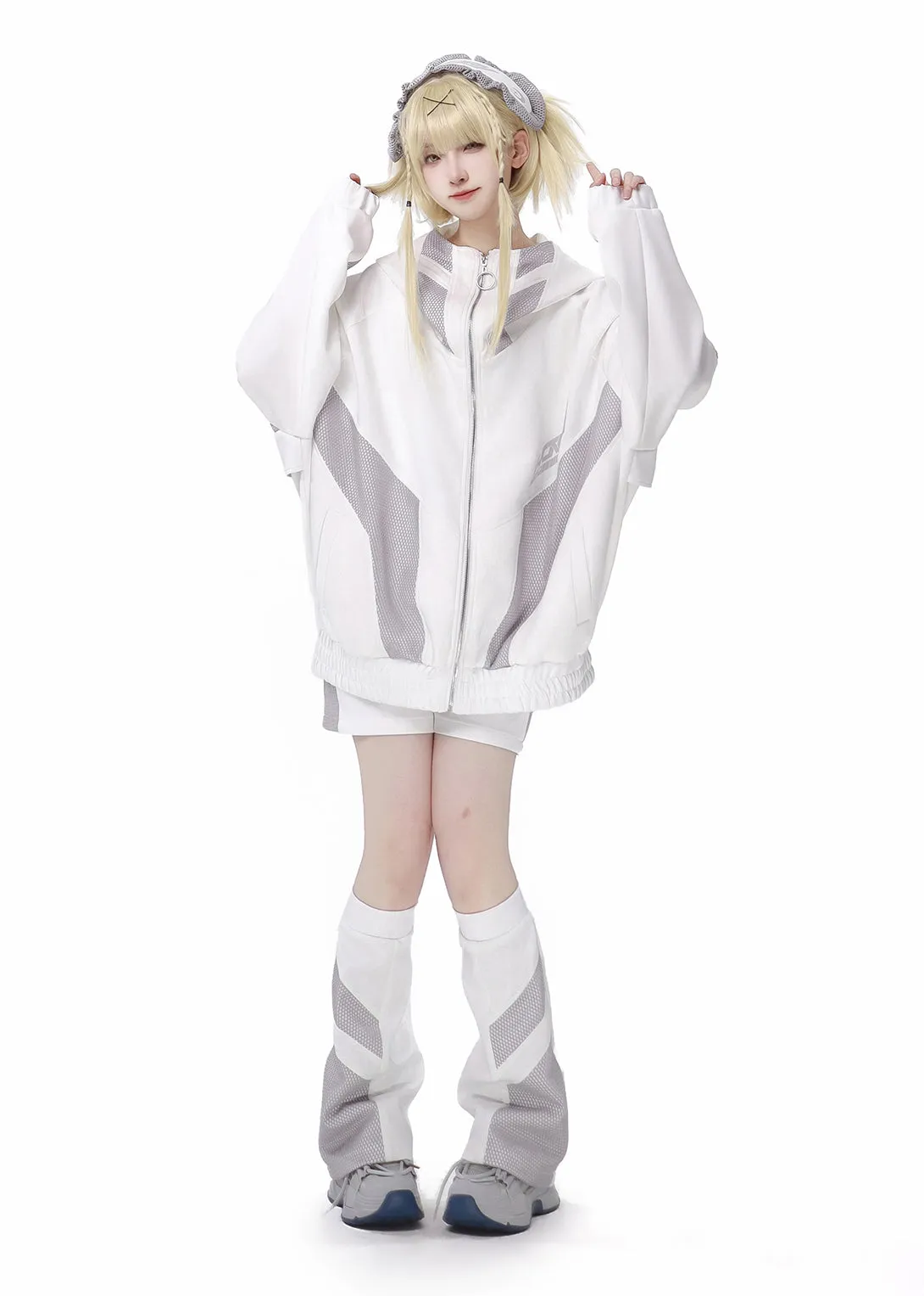 Virtual Era Mine Sport Jacket Shorts Leg Warmers Headband